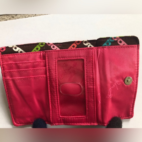 Vera Bradley Matching Set! Kiss Lock Wallet & Zip Coin Key Clear ID - NWOT - Picture 6 of 9